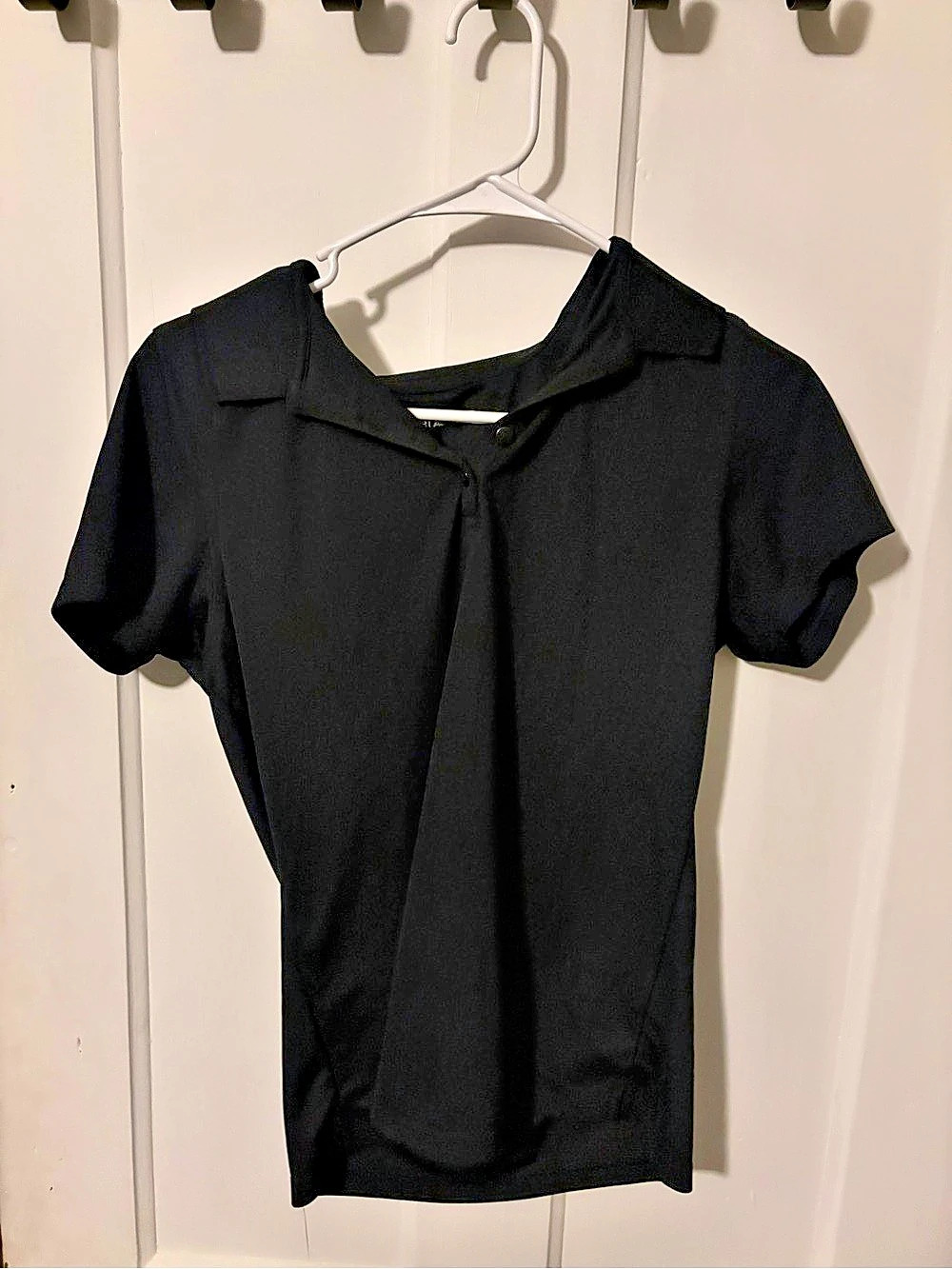Port Authority Ladies Silk Touch Polo Black Small
